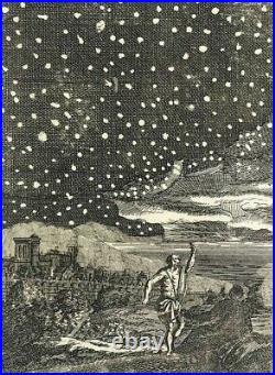 1683 Milky Way Mallet Map original 17th century celestial night sky