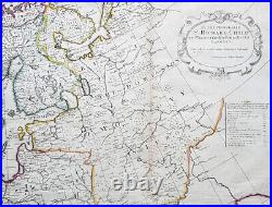 1712 John Senex Large Antique Map of Europe Large Poland, Russia, Italy, Spain