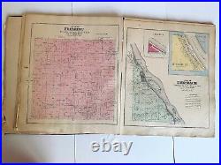 1894 Antique Plat Book of Winona County Minnesota Atlas C. M. Foote & Co