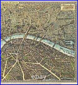 1906 London in the Beginning of the 20th Century / The Pictorial Plan of London