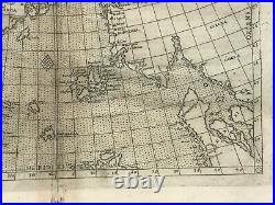ARCTIC ICELAND SCANDINAVIA 1574 RUSCELLI PTOLEMY 16e CENTURY UNUSUAL ANTIQUE MAP