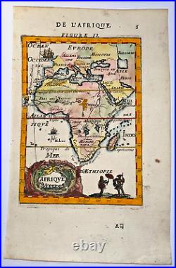 Africa 1683 Alain Manesson Mallet Antique Engraved Map French Edition