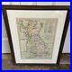 Antique Map Of Great Britain Framed 1810, 15.75W x 19.75H Ptolemy's Geography