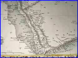 Arabia 1851 John Tallis 19th Century Decorative Antique Engraved Map