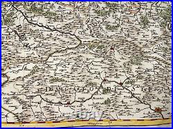 Austria 1684 Giacomo De Rossi-cantelli Da Vignola Unusual Large Antique Map