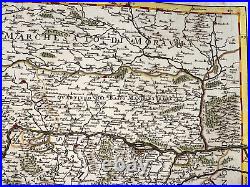 Austria 1684 Giacomo De Rossi-cantelli Da Vignola Unusual Large Antique Map