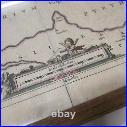 Blaeu / Pont Antique Map'Annandale' Solway Firth 17th Century Spanish Edition