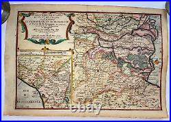 Bologna Ferrare Romagna Italy 1705 Nicolas De Fer Antique Map 18th Century