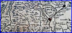C. 1635 ANCIENT Antique Map Engraving of REPUBLIC OF VENICE by WILLEM J BLAEU