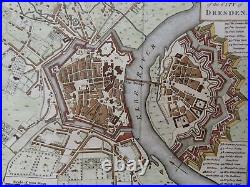 Dresden Saxony Germany Holy Roman Empire 1792 Neele engraved city plan