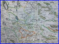 ETAT DU CZAR RUSSIA POLAND c. 1646 NICOLAS SANSON LARGE ANTIQUE MAP 17TH CENTURY