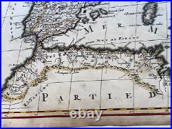 EUROPE c. 1700 GERARD VALCK LARGE ANTIQUE ENGRAVED MAP 17TH CENTURY