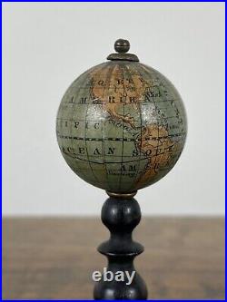 Exceptionally Small Late 19th Century German Globe