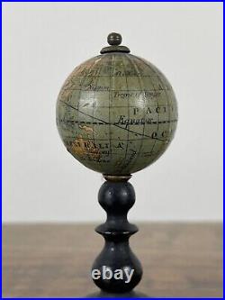 Exceptionally Small Late 19th Century German Globe