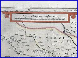 France Lymosin Limaniae Limoges 1640 Willem Blaeu Large Antique Map 17th Century