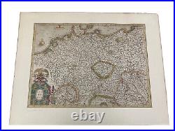 Gerard Mercator Map 1613 Germania Original Antique Cartography 17th Century