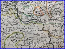 Germany Duchy Of Cleves 1648 Nicolas Sanson Large Antique Map 17th Century