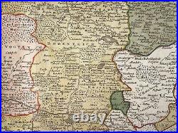 Germany Luneburg Homann Hrs 1765 18th Century Large Antique Engraved Map