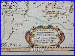 Germany Poland 1654 Nicolas Sanson Unusual Large Antique Map 17th Century