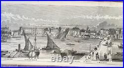 Grand Panorama Of London And The River Thames 1849 218 X 5,9 Inches