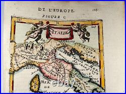 Italy 1683 Alain Manesson Mallet Antique Engraved Map 17th Century
