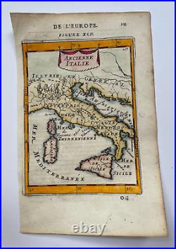 Italy Antique 1683 Alain Manesson Mallet Antique Map 17th Century