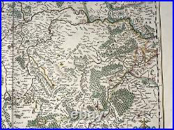 LORRAINE FRANCE 1642 WILLEM BLAEU LARGE ANTIQUE MAP 17th CENTURY