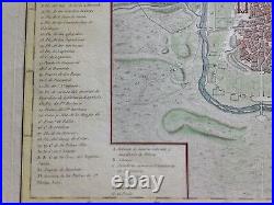 Madrid Spain 1788 Tardieu 18th Century Large Antique Engraved Map