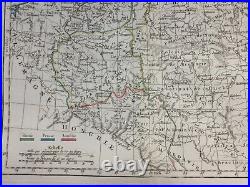 POLAND 19e CENTURY ROBERT DE VAUGONDY ANTIQUE COPPER ENGRAVED MAP