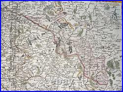 POLAND c. 1757 ROBERT DE VAUGONDY LARGE ANTIQUE MAP 18TH CENTURY