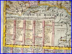 Poland 1714 Henri Chatelain Large Antique Engraved Map 18h Century