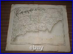 Rare Antique Map of North Spain Early 19th century