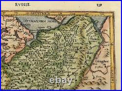 Russia 1613 Mercator Hondius Atlas Minor Unusual Nice Antique Map 17th Century