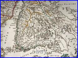 SCANDINAVIA ICELAND c. 1750 ROBERT DE VAUGONDY LARGE ANTIQUE MAP 18TH CENTURY