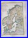 Scandinavia 1780 Rigobert Bonne Antique Map In Colors 18th Century