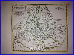 UKRAINE 1749 ROBERT DE VAUGONDY 18e CENTURY ANTIQUE ENGRAVED MAP