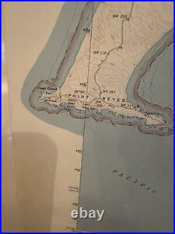 USGS Topo Map 15 Min Vintage Point Reyes, CA 1954 Used BEAUTIFUL Rare Gem