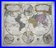 World Map 1746 Homann Hrs Large Antique Engraved Map 18th Century